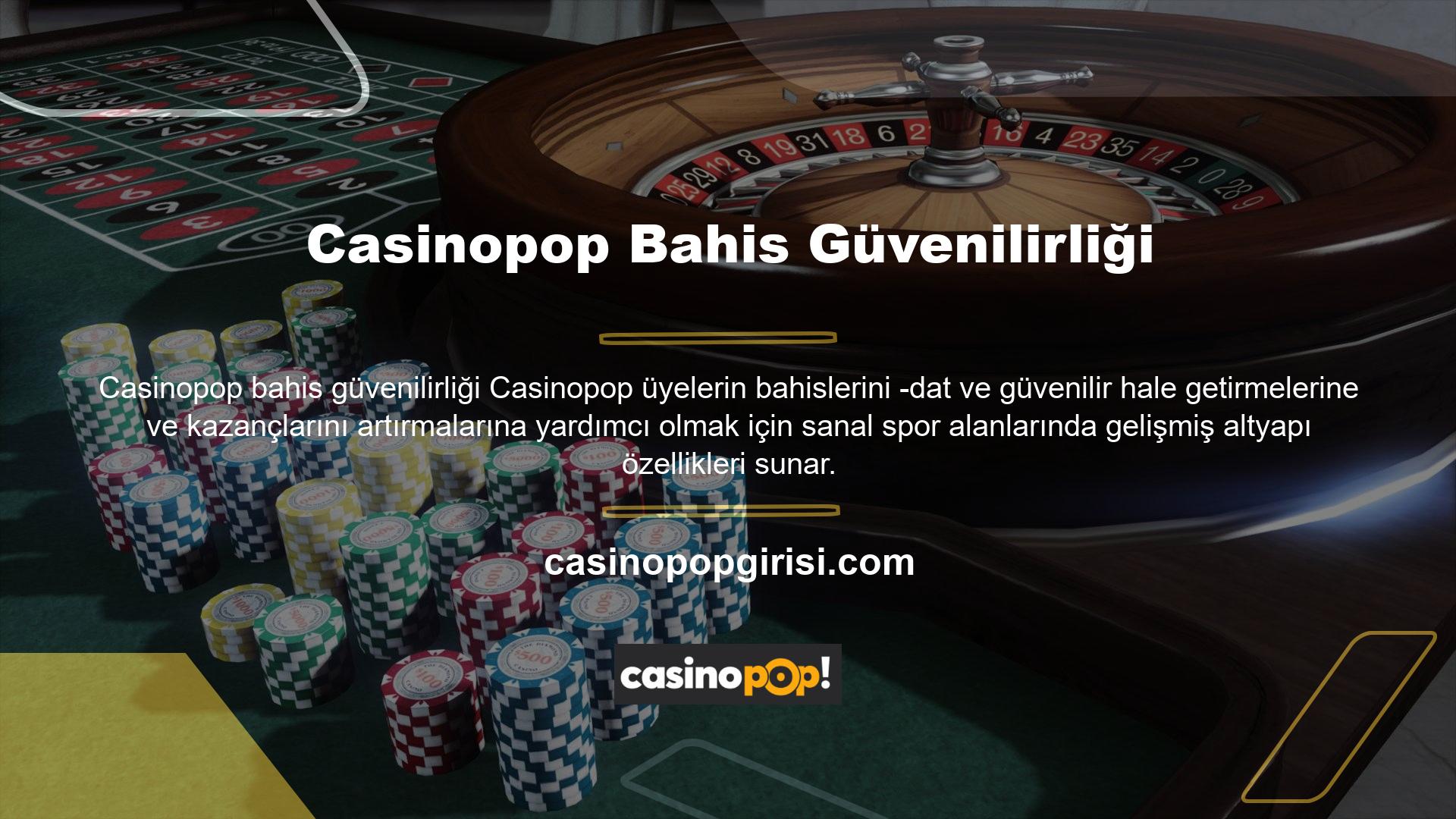 Spor bahisleri sanal Casinopop sanal reklam güvenilirliği kısadır, 1-10 dakika sürer